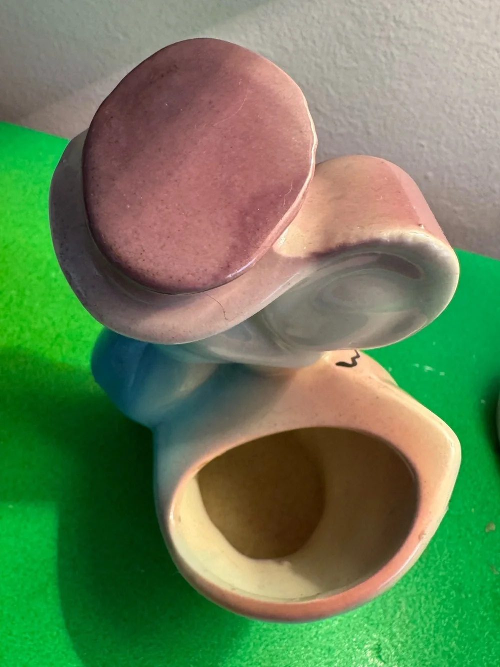 Shawnee Pottery Pastel Pink and Blue Ceramic Dancing Couple Planter